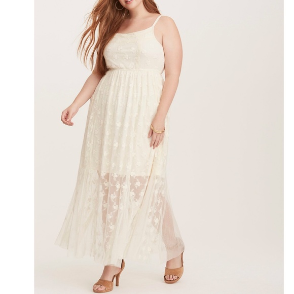 torrid Dresses & Skirts - NWT Torrid Mixed Lace Maxi Dress